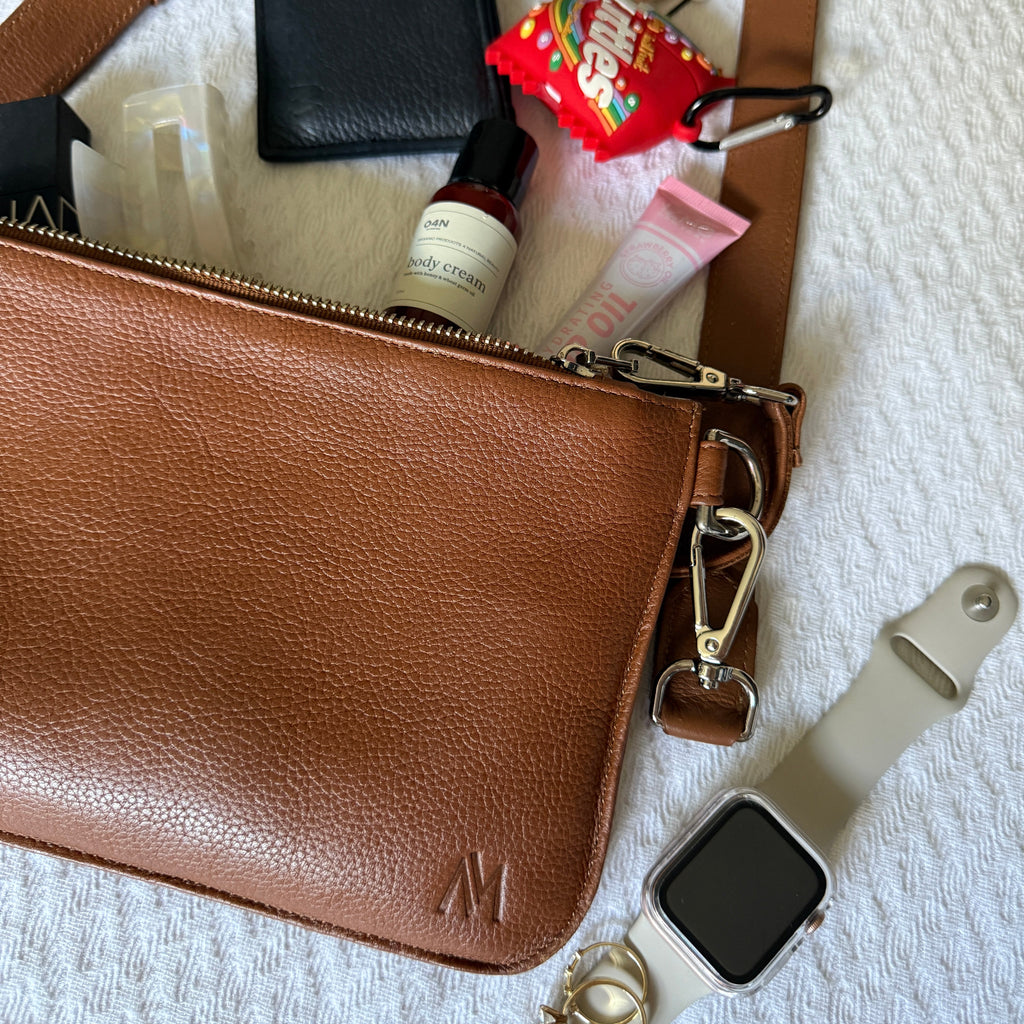 Wristlet de Piel - Diana